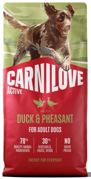 Carnilove Active Duck & Pheasant Adult All Breeds | Grain Free Τροφή για Ενήλικους Σκύλους