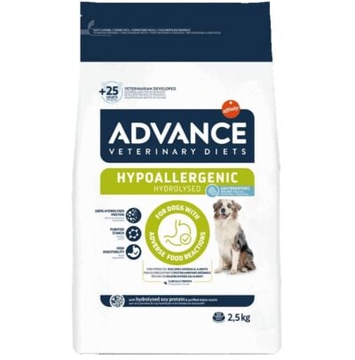 advance hypoallergenic υποαλλεργικη κλινικη διαιτα σκυλων με τροφικες αλλεργιες