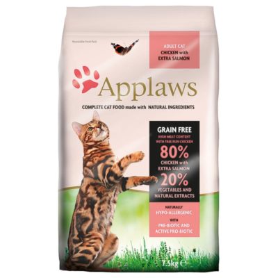 applaws chicken salmon grain free τροφη για γατες