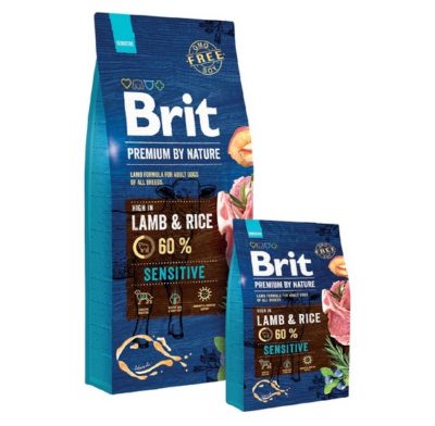 By Nature τροφες Brit Premium Lamb Rice σκυλων με ευαισθητο στομαχι με αρνι και ρυζι υποαλλεργικη