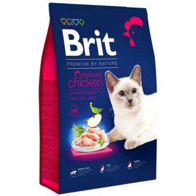 Brit Premium Sterilised τροφη για στειρωμενες γατες με κοτόπουλο