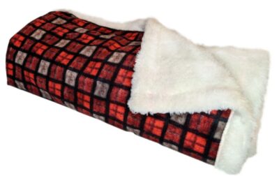 Ferribiella Tartan Χριστουγεννιατικο ριχταρι για σκυλο κουβερτα