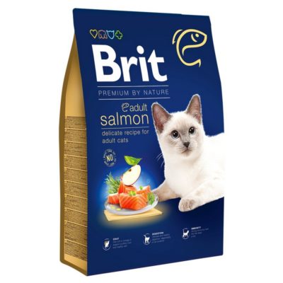 Brit Premium Salmon τροφή γάτας με σολομο
