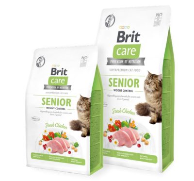 Brit Care Senior Weight Control τροφες γατας Grain Free για ηλικιωμενη γατα