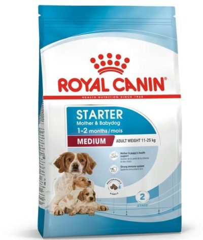 Royal Canin Starter Medium είναι τροφη για κουταβια μεσαιου μεγεθους
