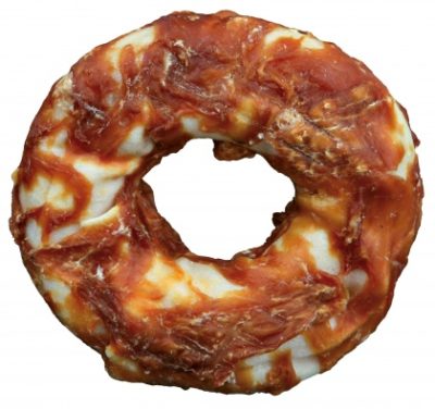 Trixie Denta Fun Chewing Ring κοκαλο ρολο σκυλου με κοτόπουλο 2 τεμαχια