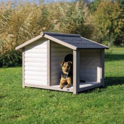Trixie Lodge Natura ξυλινα σπιτια για σκυλους με βεραντα