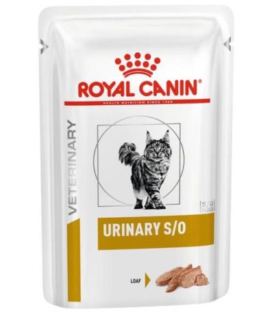 Η γατων Royal Canin Urinary S/O Loaf κλινικη διαιτα κονσερβα για ουρολιθιαση