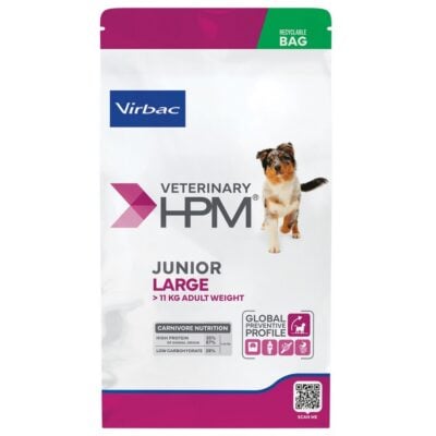 ξηρα τροφη για κουταβια μεσαιας φυλης HPM Virbac Junior Medium Hyperpremium