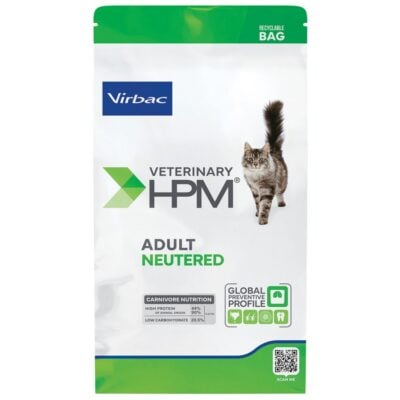 τροφη στειρωμενης ενηλικης γατας HPM Virbac adult neutered cat