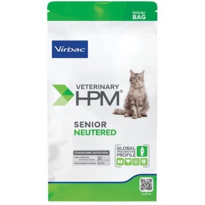 τροφη για ηλικιωμενη στειρωμενη γατα HPM Virbac senior neutered cat