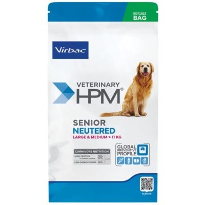 τροφη στειρωμενων ηλικιωμενων σκυλων HPM Virbac Senior Neutered Large & Medium