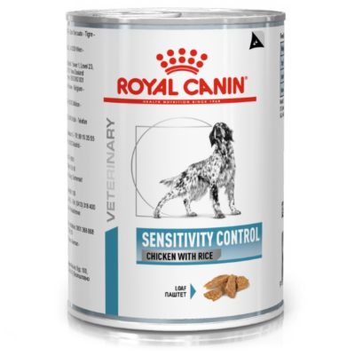 κλινικη διαιτα κονσερβα royal canin σκυλων με δυσανεξια sensitivity control