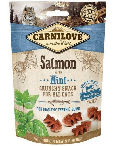 Σνακ γατων Carnilove Salmon Grain Free λιχουδια