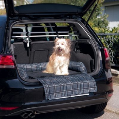κρεβατι αυτοκινητου σκυλων Trixie Checked car bed καλυμμα πορτμπαγκαζ