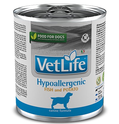 Υποαλλεργικη Vet Life Hypoallergenic Fish σκυλων μειωση τροφικης δυσανεξιας