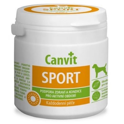 συμπληρωμα διατροφης για δραστηριους σκυλους βιταμινες Canvit Sport για περιοδους εντονης ασκησης και κυνηγιου