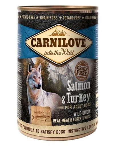 Carnilove κονσερβα σκυλου Salmon Turkey Grain Free