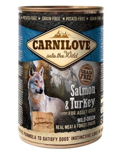 Carnilove κονσερβα σκυλου Salmon Turkey Grain Free