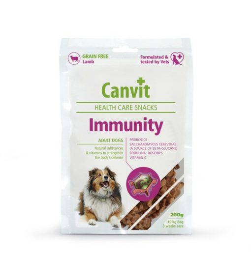 συμπληρωμα διατροφης σνακ Canvit Immunity σκυλου για ενισχυση ανοσοποιητικου