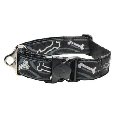 Το Rogz Fancy Dress λουρί σκύλων περιλαίμιο Black Bone