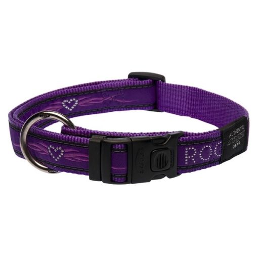 Rogz περιλαιμια σκύλων λουρια Fancy Dress purple