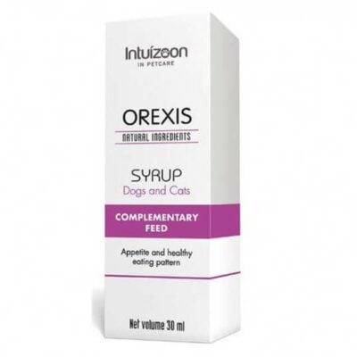 Intuizoon Orexis σιροπι συμπληρωμα διατροφης για την επαναφορα της ορεξης σε γατες & σκυλους