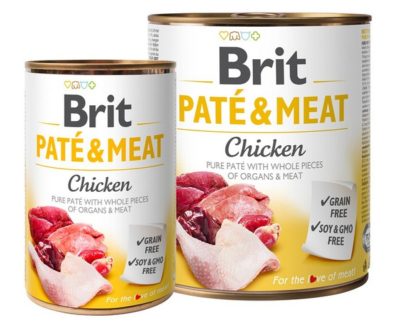 Η Grain Free Brit Κονσερβες για σκυλους Pate Chicken απο κοτοπουλο