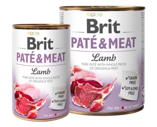 Η Grain Free Κονσερβες σκυλου Brit Pate & Meat Lamp απο αρνι