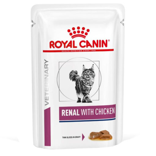 Κλινικη διαιτα φακελακι γατας Royal Canin Renal Chicken κοτοπουλο