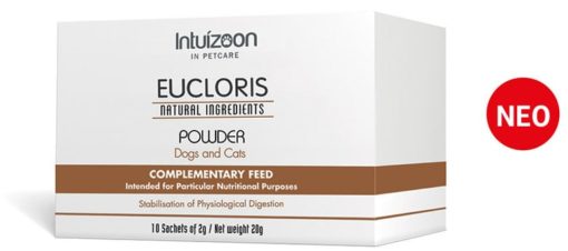 Intuizoon Eucloris φυσικο συμπληρωμα διατροφης για γατας πεπτικες διαταραχες σκυλου