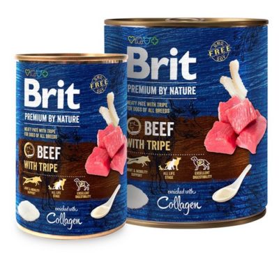Brit Premium by Nature σκυλων κονσερβα πατε με μοσχαρι & τραχεια