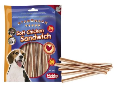 Τα Nobby Starsnack soft chicken sandwich σνακ σκυλων λιχουδιες