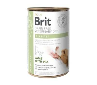 Brit Diabetes VD κλινικες διαιτες κονσερβα για σκυλους Grain Free - σακχαρωδης διαβητης σκυλου