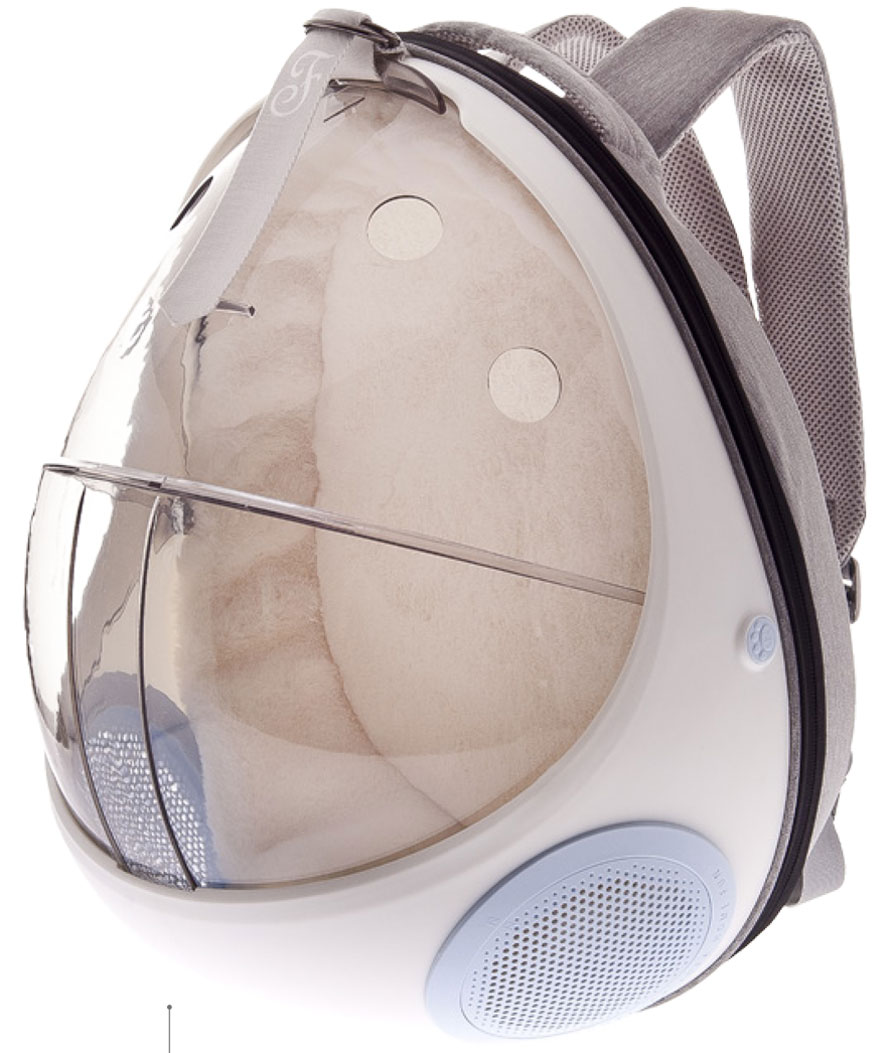 Ferribiella Backpack space traveller γατας διαφανης τσαντα μεταφορας σκυλου