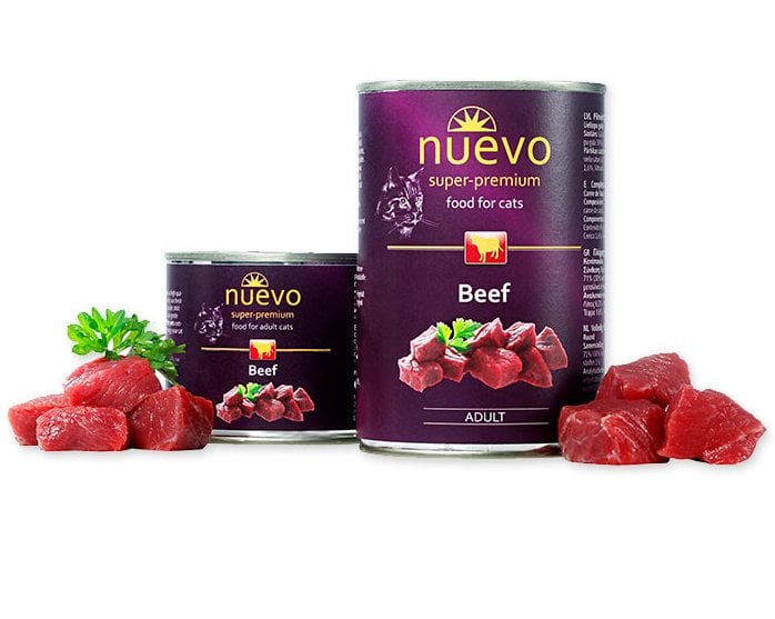 Nuevo Beef κονσερβα για γατες μοσχαρι