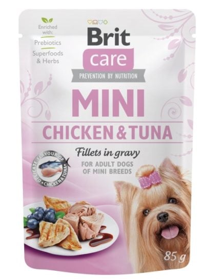 Η Brit Care Mini φακελακια κονσερβες για μικρους σκυλους κοτοπουλο τονος