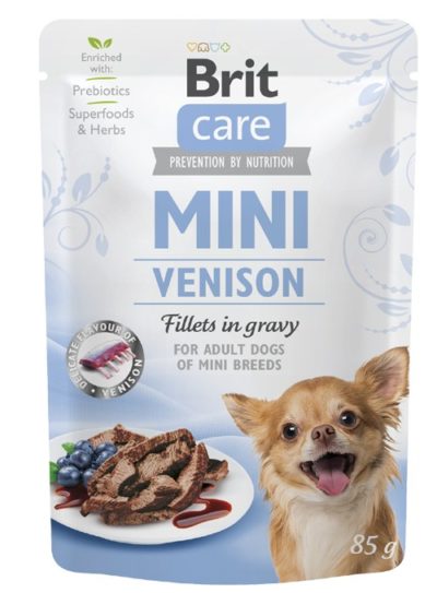 Η Brit Mini Venison Κονσερβα για σκυλους μικρων φυλων με ελαφι