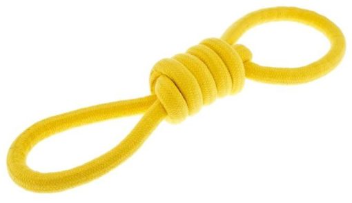 Ferribiella Yellow Knots Rope ανθεκτικο παιχνιδι σχοινι για σκυλους με κομπους
