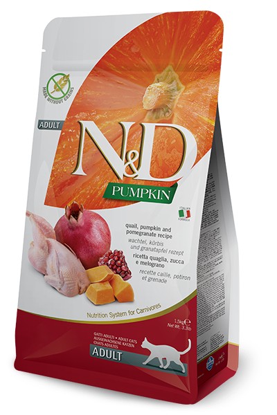 N&D Pumpkin Quail τροφη γατας grain free