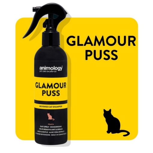 Animology σπρευ ξηρο σαμπουαν για γατες Glamour Puss