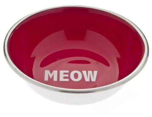 Ferribiella ανοξειδωτα πιατακια γατας Meow ποτιστρες