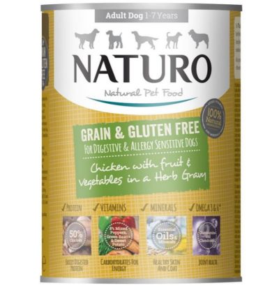 Naturo Chicken Gluten Free κονσερβες σκυλου