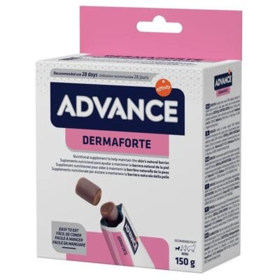 Snack Advance DermaForte υποαλλεργικες λιχουδιες σκυλου για δερματικα προβληματα