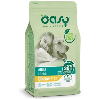 Oasy Lifestage Adult Large τροφη για σκυλους κοτοπουλο πλήρης τροφη ενηλικου σκυλου
