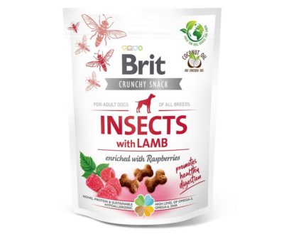 Brit Care λιχουδια για σκυλους Insects Lamp με αρνι & βατόμουρα