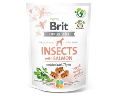Brit Care λιχουδια σκυλου Insects Salmon με σολομο & θυμάρι