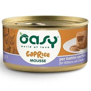 Oasy Caprice Mousse for Kittens with Chicken για γατάκια με κοτόπουλο