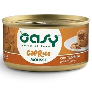 Oasy Caprice Mousse Turkey κονσερβες γατας γαλοπουλα