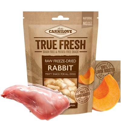 Carnilove True Fresh snack σνακ φυσικη λιχουδια σκυλου Rabbit